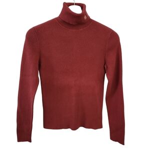 Lauren Ralph Lauren Red Turtleneck Sweater